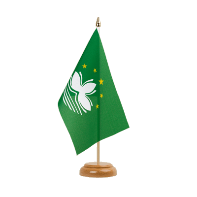 Pin's En Métal émaillé Drapeau De Macao - 1,9 X 1,6 Cm, Accessoire Collection Ou Cadeau