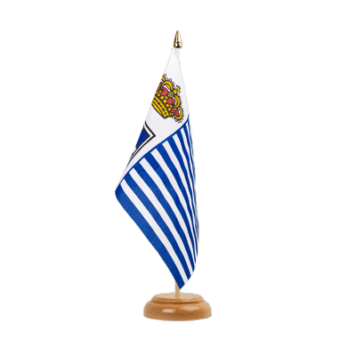 Seborga - Table Flag 6x9", wooden