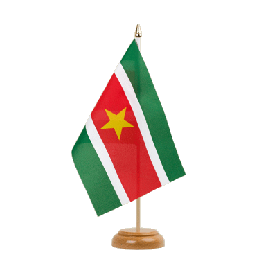 Suriname - Table Flag 6x9", wooden