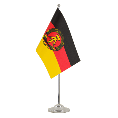 DDR Satin Tischflagge 15 x 22 cm