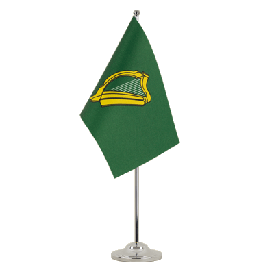 Leinster - Satin Tischflagge 15 x 22 cm