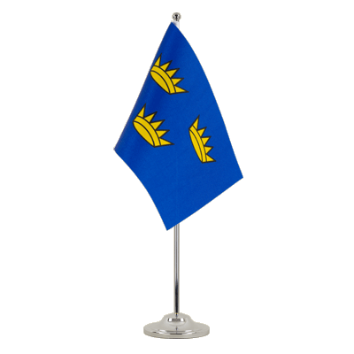 Munster - Satin Tischflagge 15 x 22 cm