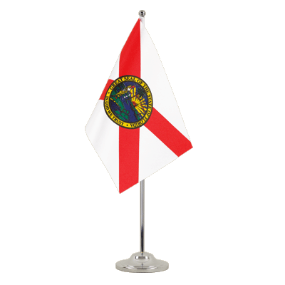 Florida Satin Tischflagge 15 x 22 cm