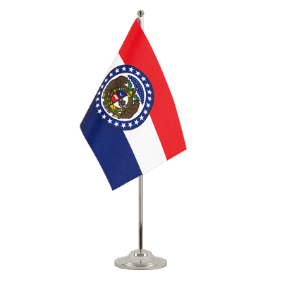 Missouri - Satin Tischflagge 15 x 22 cm