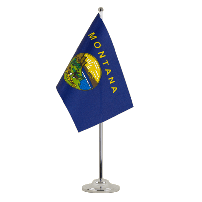 Montana Satin Tischflagge 15 x 22 cm