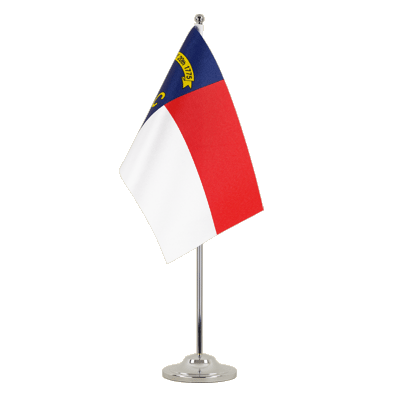 North Carolina Satin Tischflagge 15 x 22 cm
