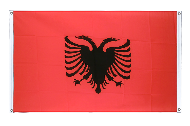 Bannière Albanie 90 x 150 cm, paysage