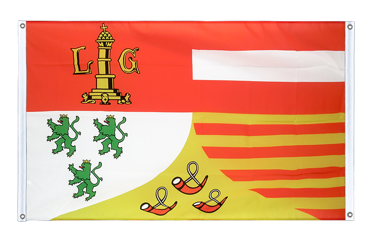 Lüttich Provinz - Bannerfahne 90 x 150 cm, Querformat