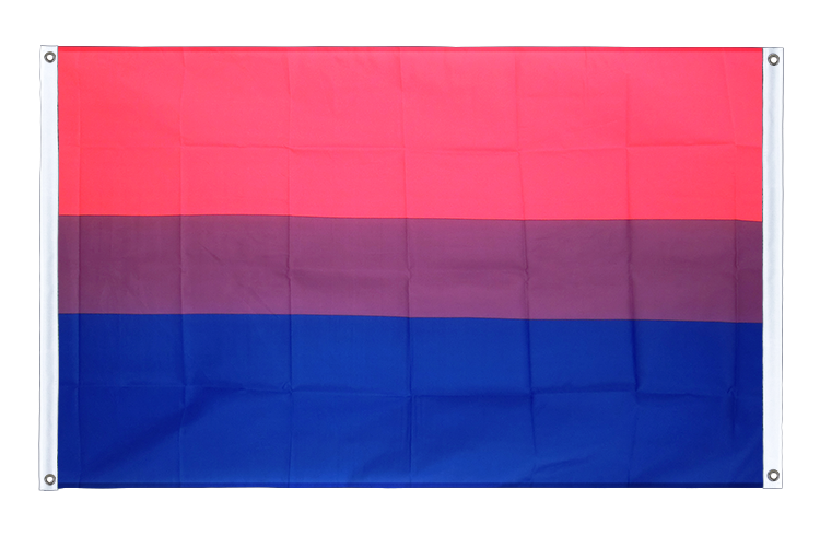 Bi Pride - Bannerfahne 90 x 150 cm, Querformat
