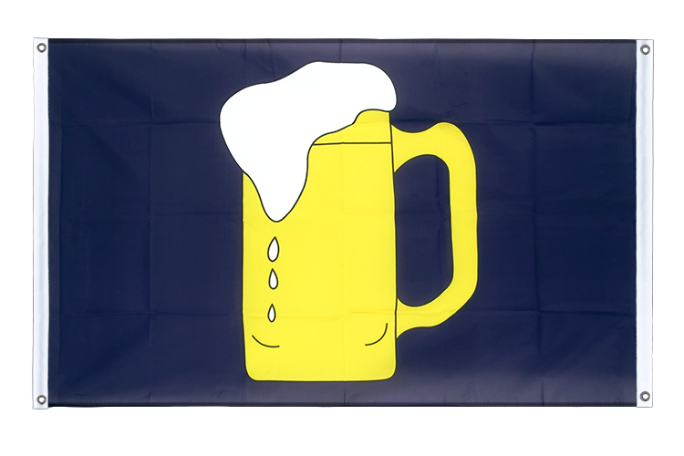 Beer - Banner Flag 3x5 ft, landscape