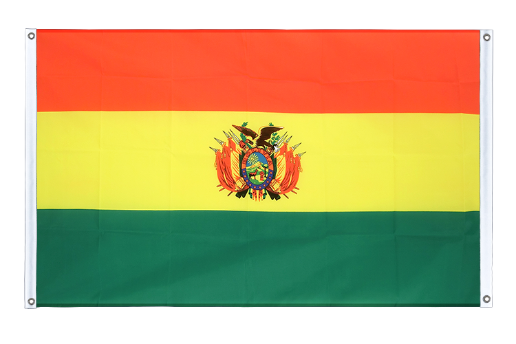 Banner Flag Bolivia - 3x5 ft (90x150 cm), landscape