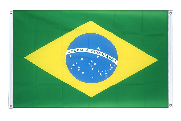 Brasilien - Bannerfahne 90 x 150 cm, Querformat