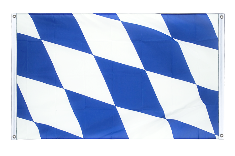 Bayern ohne Wappen Bannerfahne 90 x 150 cm, Querformat