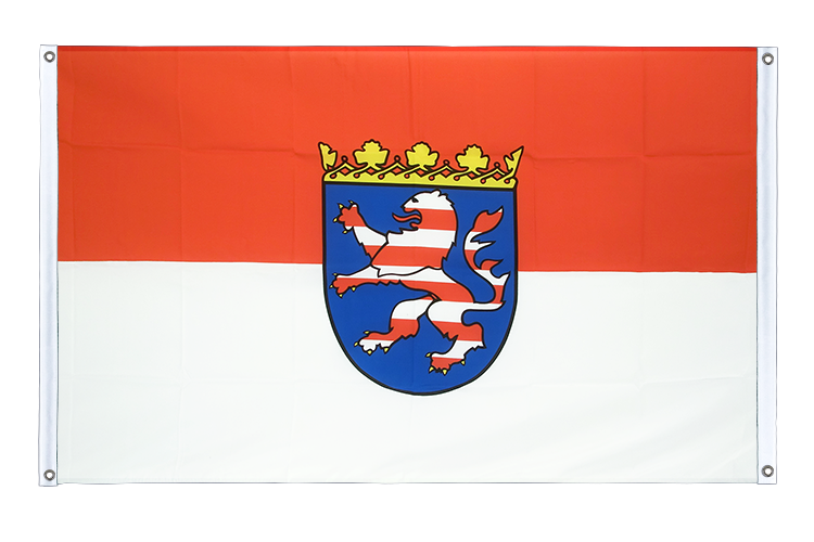 Hessen Bannerfahne 90 x 150 cm, Querformat