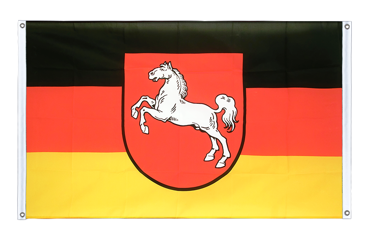 Niedersachsen - Bannerfahne 90 x 150 cm, Querformat