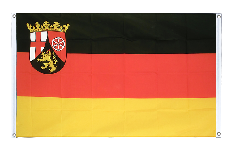 Rheinland Pfalz - Bannerfahne 90 x 150 cm, Querformat