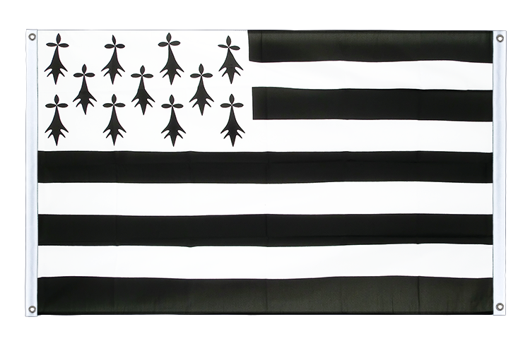 Bretagne Bannerfahne 90 x 150 cm, Querformat