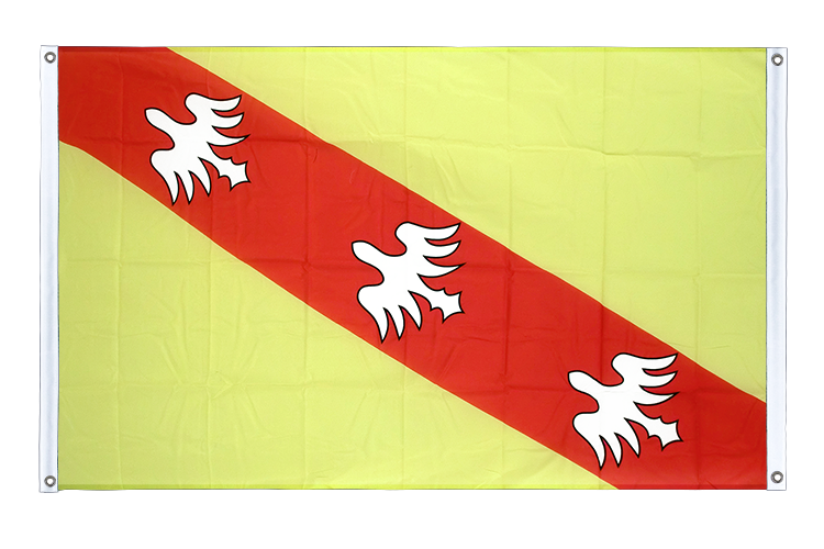 Lothringen - Bannerfahne 90 x 150 cm, Querformat