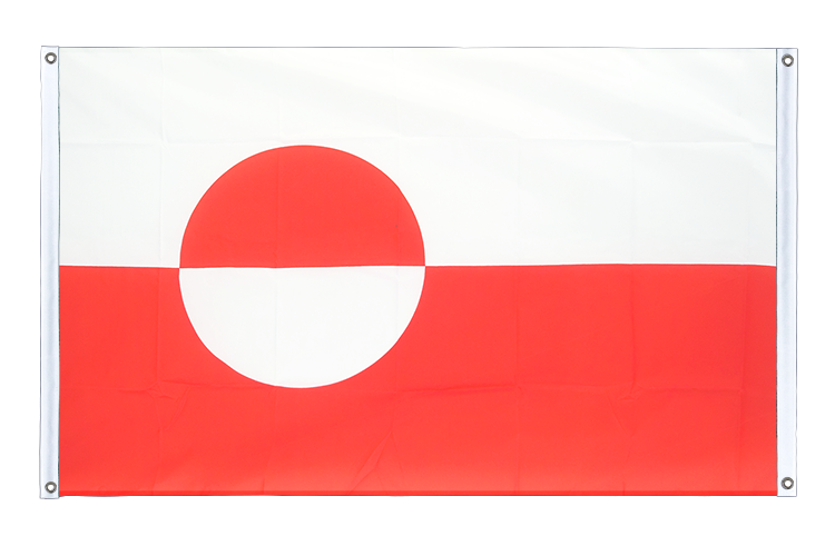 Greenland - Banner Flag 3x5 ft, landscape