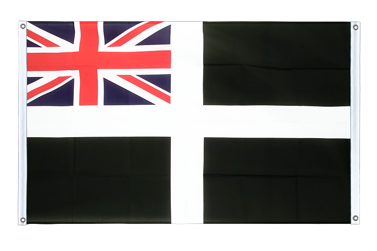St. Piran Cornwall Ensign - Bannerfahne 90 x 150 cm, Querformat