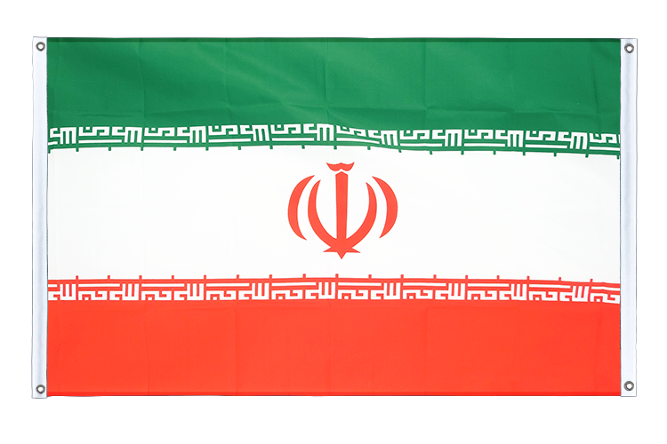 Iran Bannerfahne 90 x 150 cm, Querformat