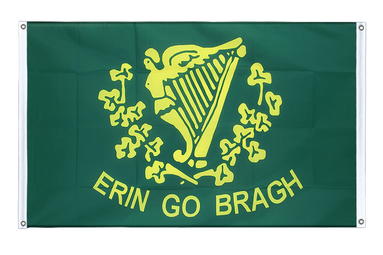 Erin Go Bragh - Bannerfahne 90 x 150 cm, Querformat