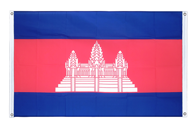 Cambodia - Banner Flag 3x5 ft, landscape