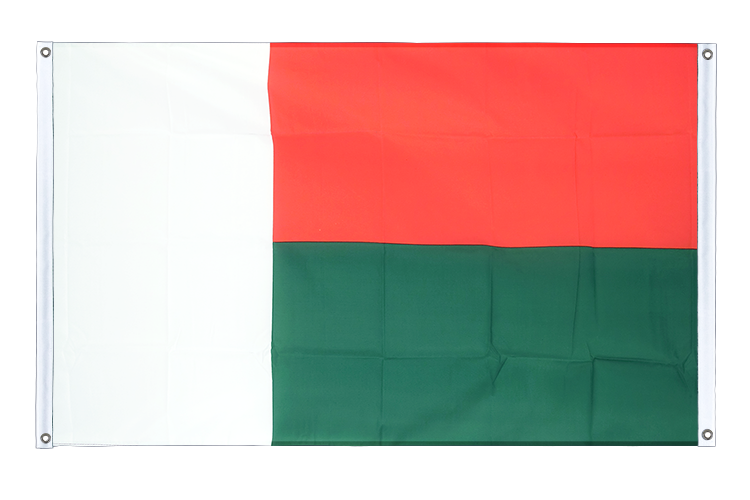 Madagaskar - Bannerfahne 90 x 150 cm, Querformat