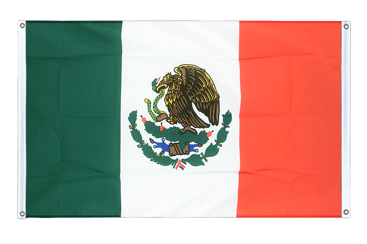 Mexiko Bannerfahne 90 x 150 cm, Querformat