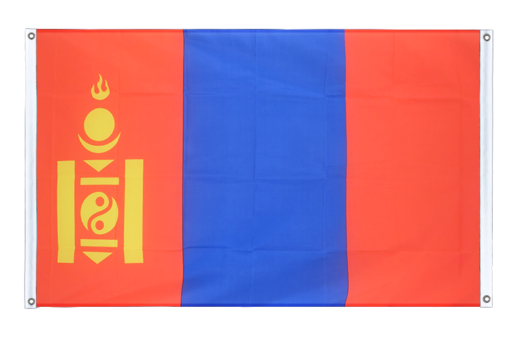 Mongolei - Bannerfahne 90 x 150 cm, Querformat