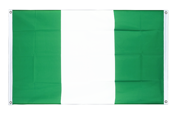 Nigeria - Bannerfahne 90 x 150 cm, Querformat