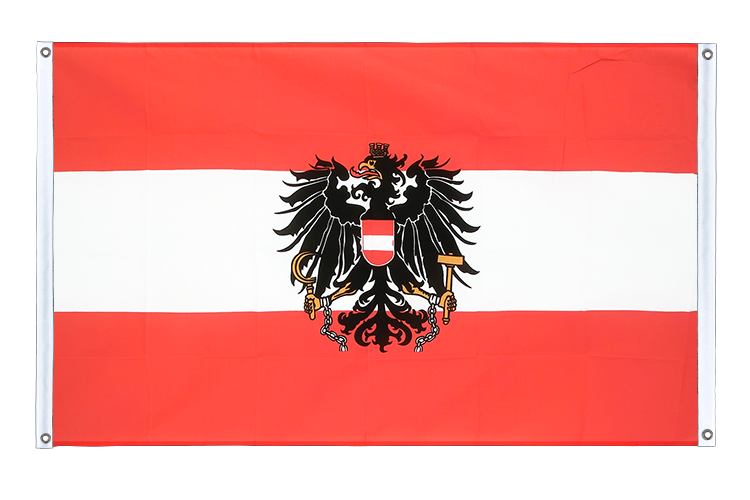 Österreich Adler - Bannerfahne 90 x 150 cm, Querformat