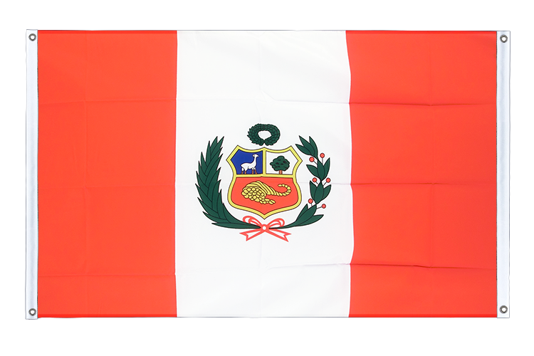 Peru - Bannerfahne 90 x 150 cm, Querformat