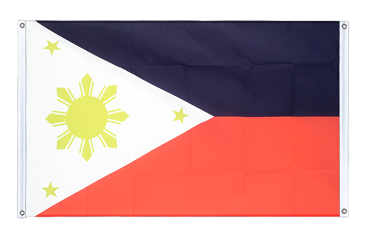 Philippinen - Bannerfahne 90 x 150 cm, Querformat
