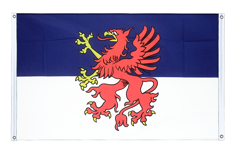 Pommern - Bannerfahne 90 x 150 cm, Querformat