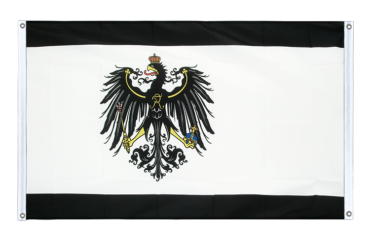 Banner Flag Prussia - 3x5 ft (90x150 cm), landscape