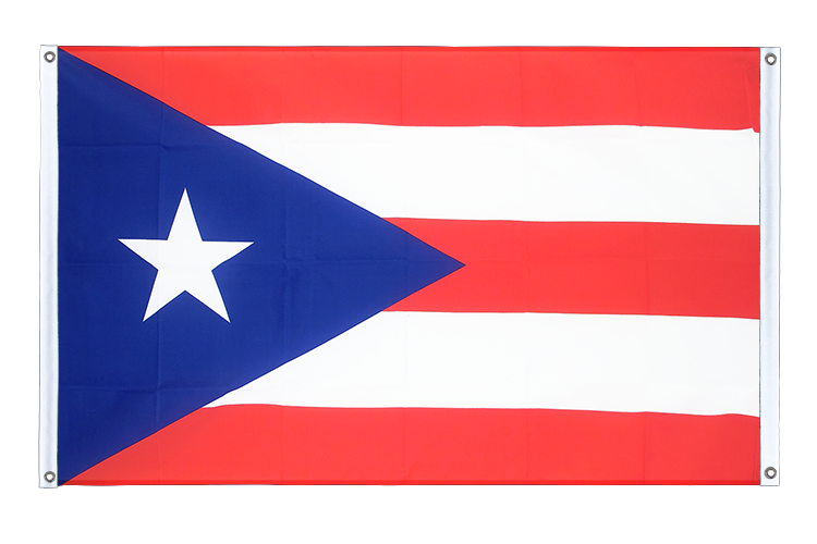 Puerto Rico - Banner Flag 3x5 ft, landscape