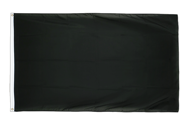 Large black Flag - 5x8 ft - Royal-Flags