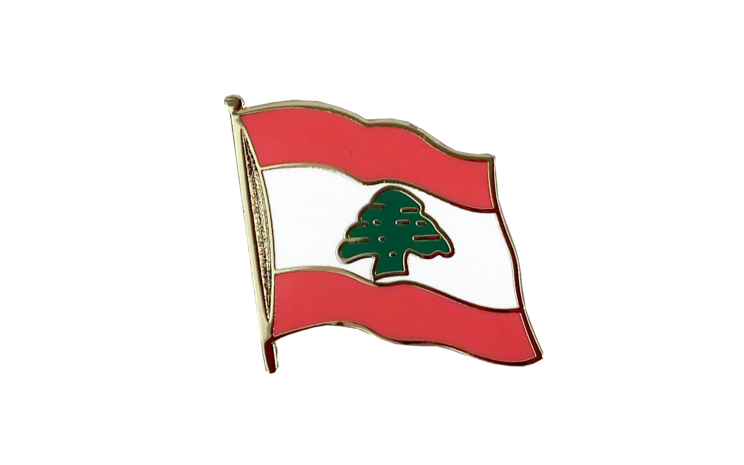 thumbnail image 2 of Black Grunge Lebanon Flag Lapel Pin 2 of 11