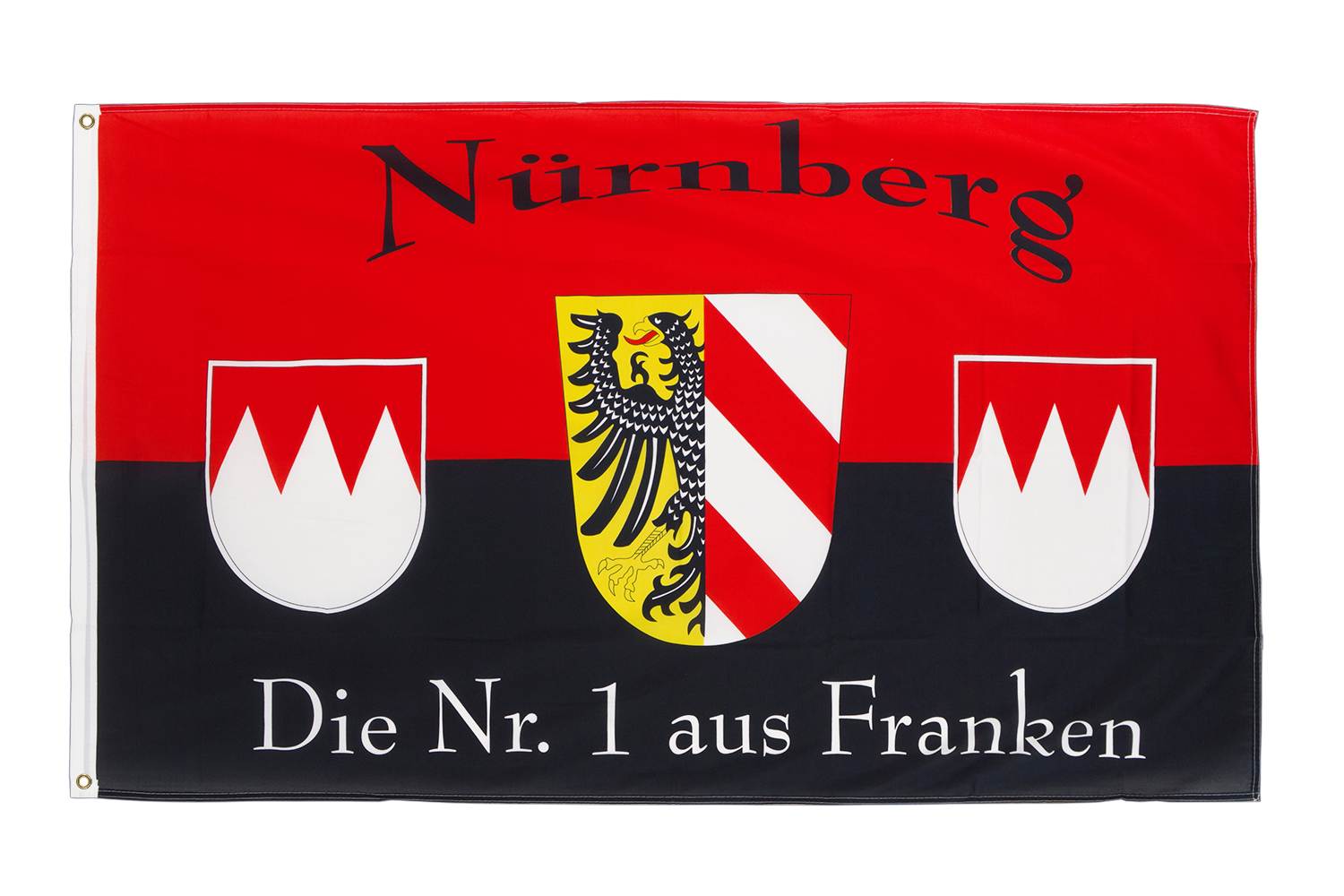 Fahne Flagge Nürnberg die Nr 1 aus Franken  90 x 150 cm 