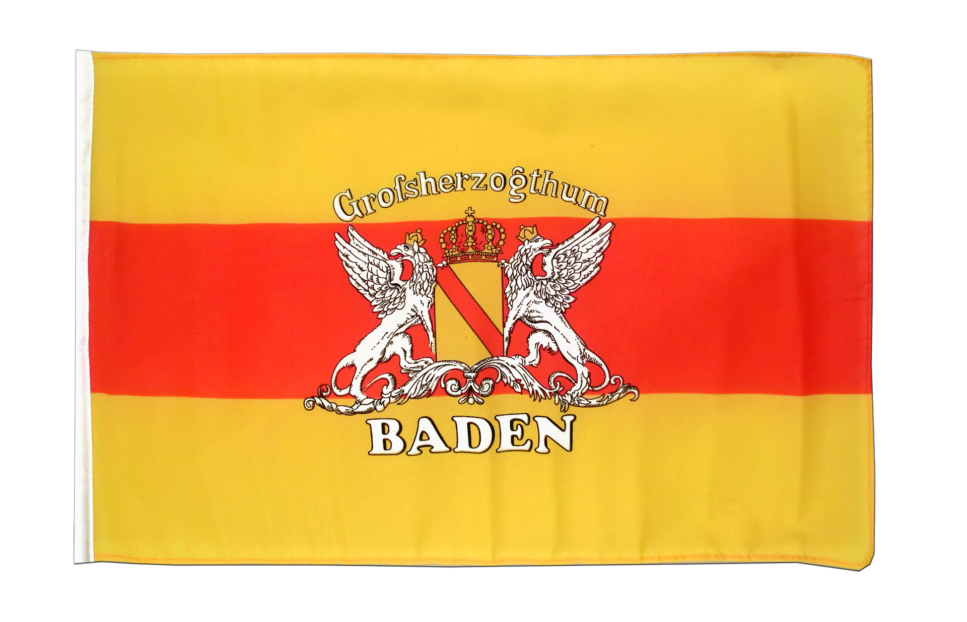 120 x 200 cm Flagge Baden mit Wappen 110 g/m² ca