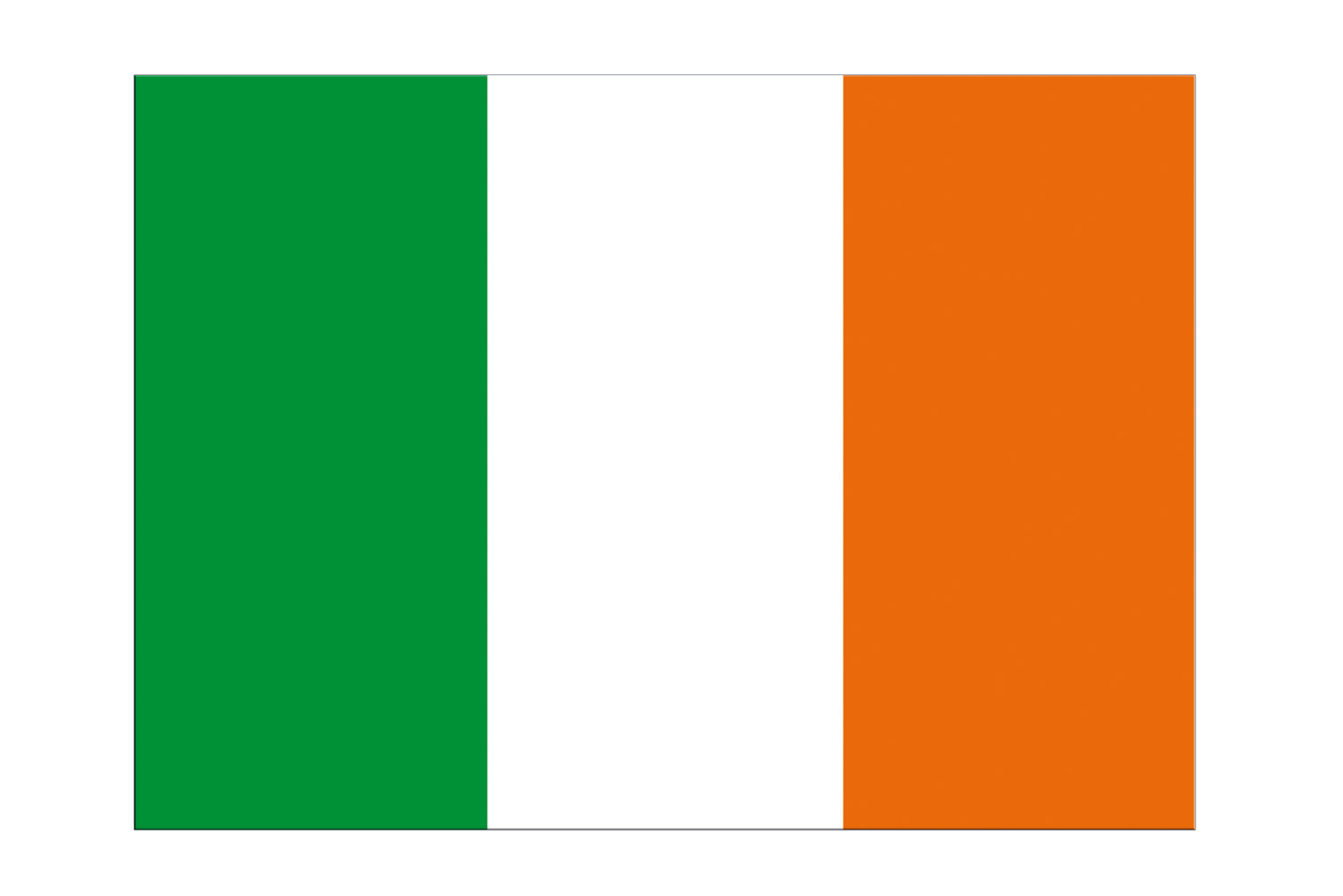 Ireland - Flag Sticker 3x4