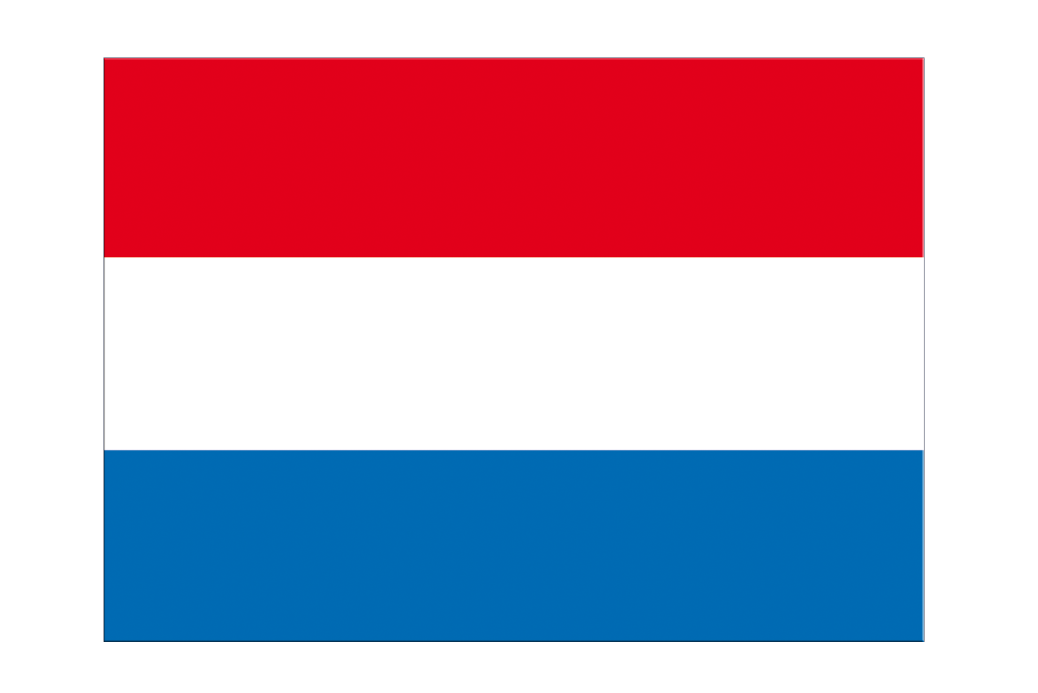 Netherlands Flag Sticker 3x4 5 Pcs Royal Flags