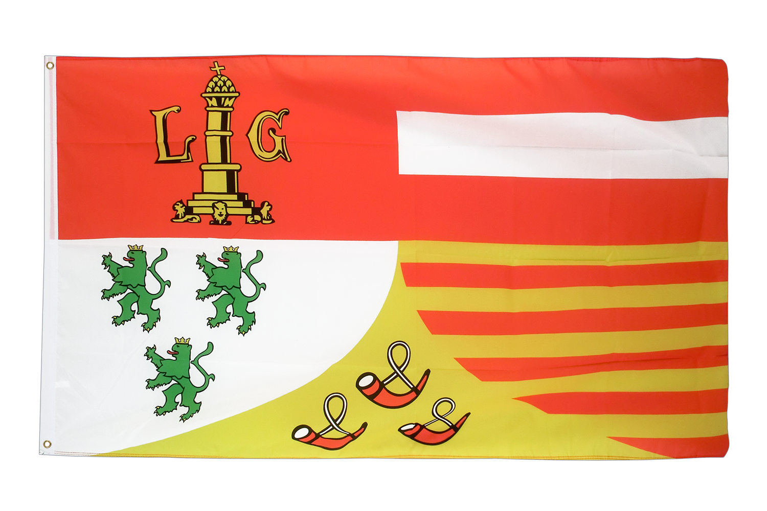 Fahne Flagge Zülpich 100 x 150 cm Bootsflagge Premiumqualität