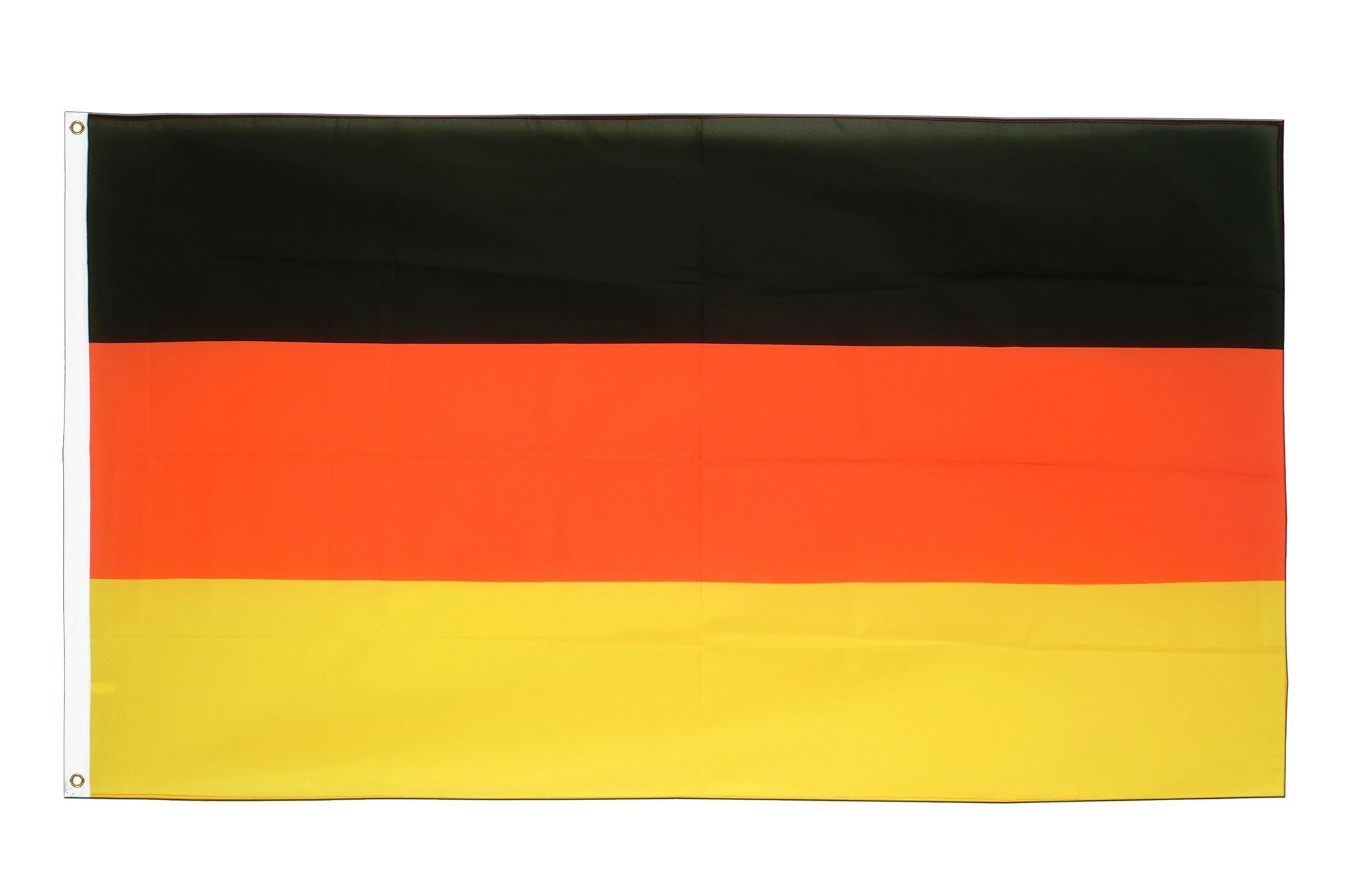 2er Set 0140302 Fahne Flagge BRD Deutschland  30x45cm mit Holzstab Höhe 61cm 