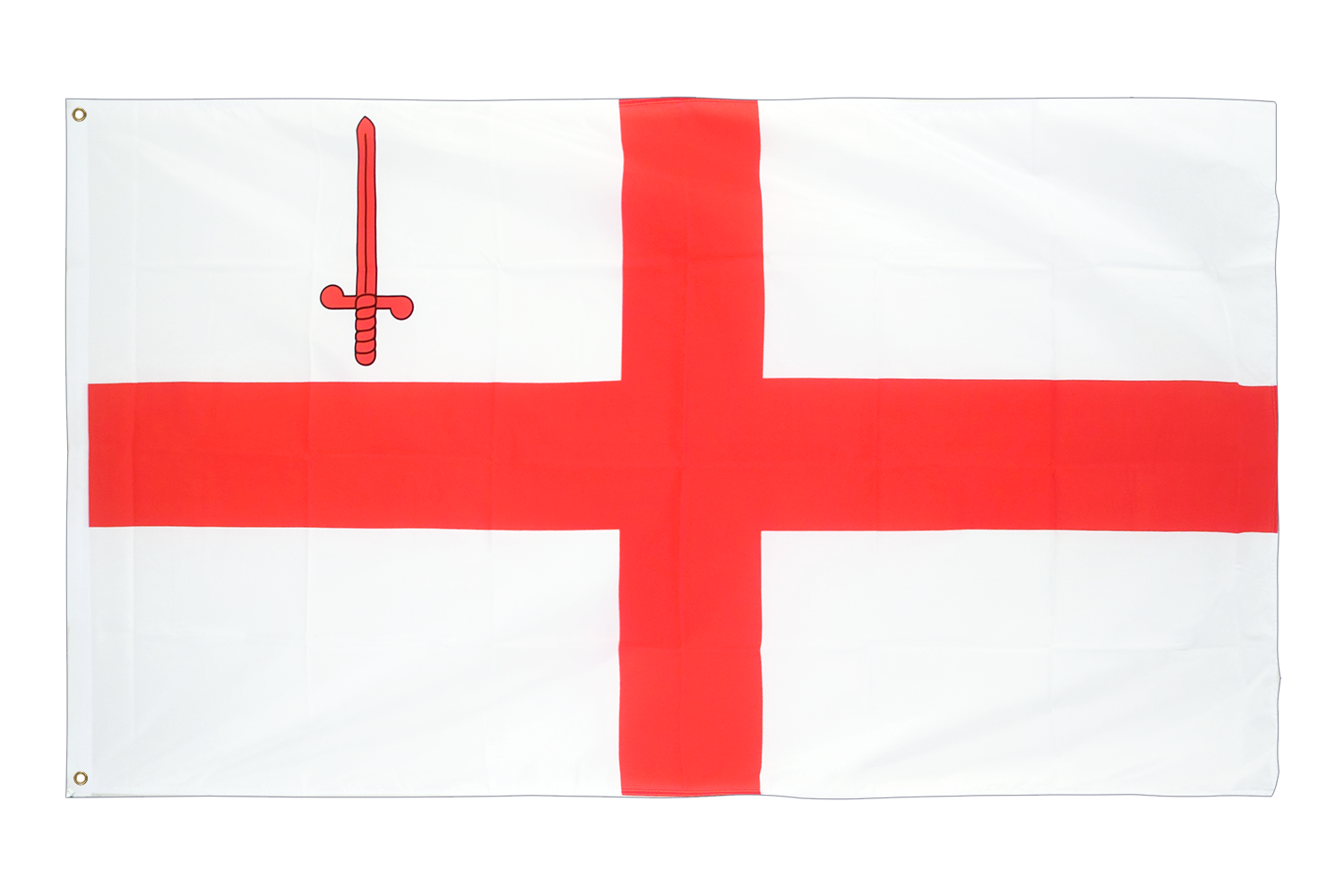Fahne Flagge Großbritannien St Piran Cornwall Ensign 90 x 150 cm Hissflagge 