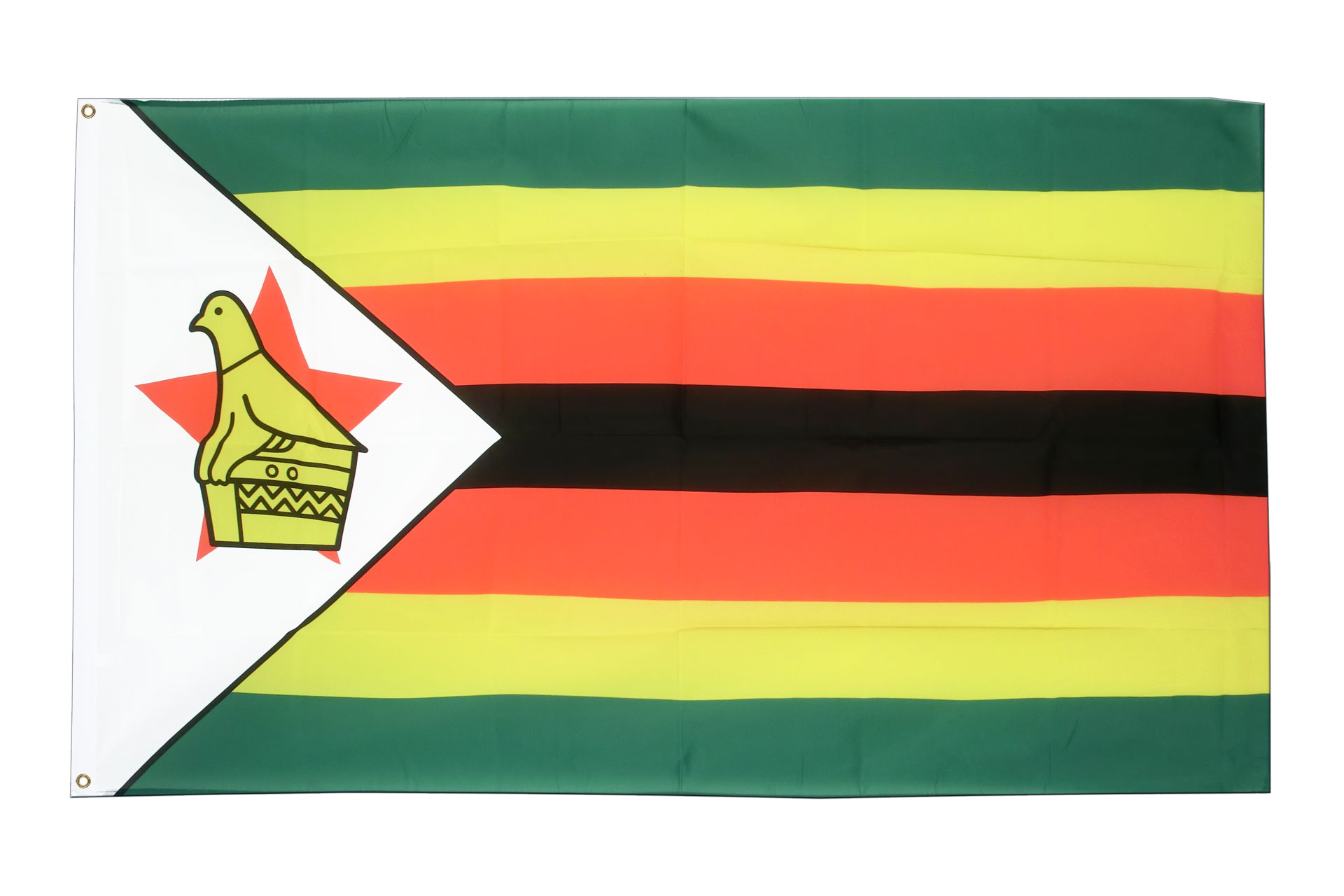Fahne Flagge Simbabwe 20 x 30 cm Bootsflagge Premiumqualität 