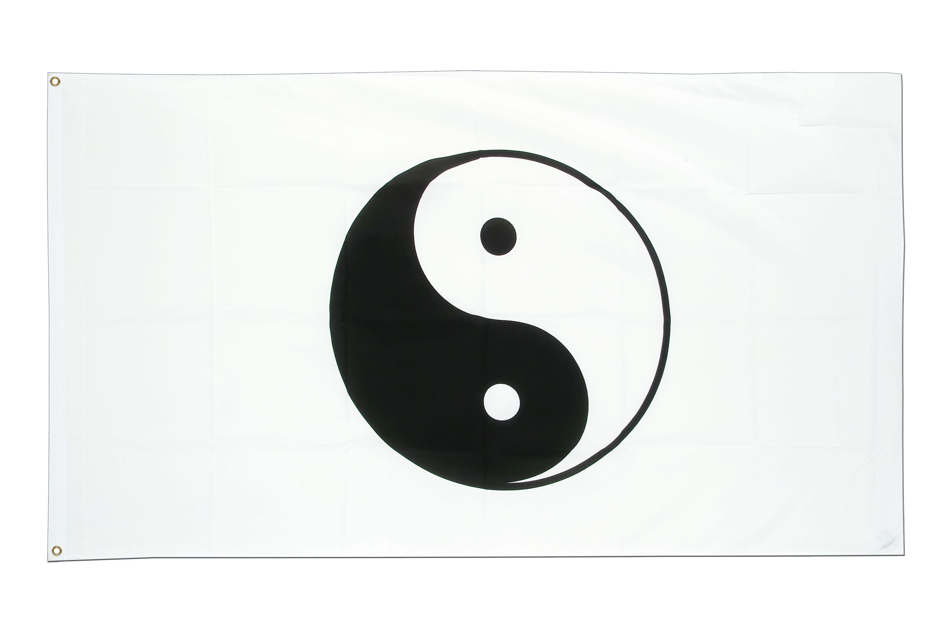 blanc Digni® Poignet éponge avec drapeau Ying et Yang 