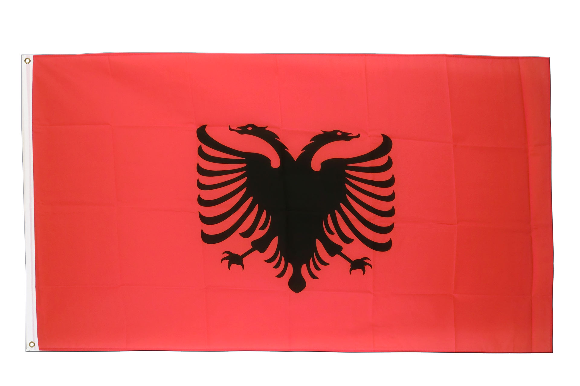 Bandiera Albania 90x150 Cm Outdoor | Poliestere Resistente Con Doppio Orlo E Occhielli