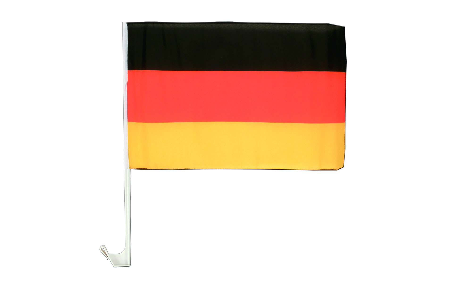 Deutschland Fahne mit Fahrzeugbefestigung 